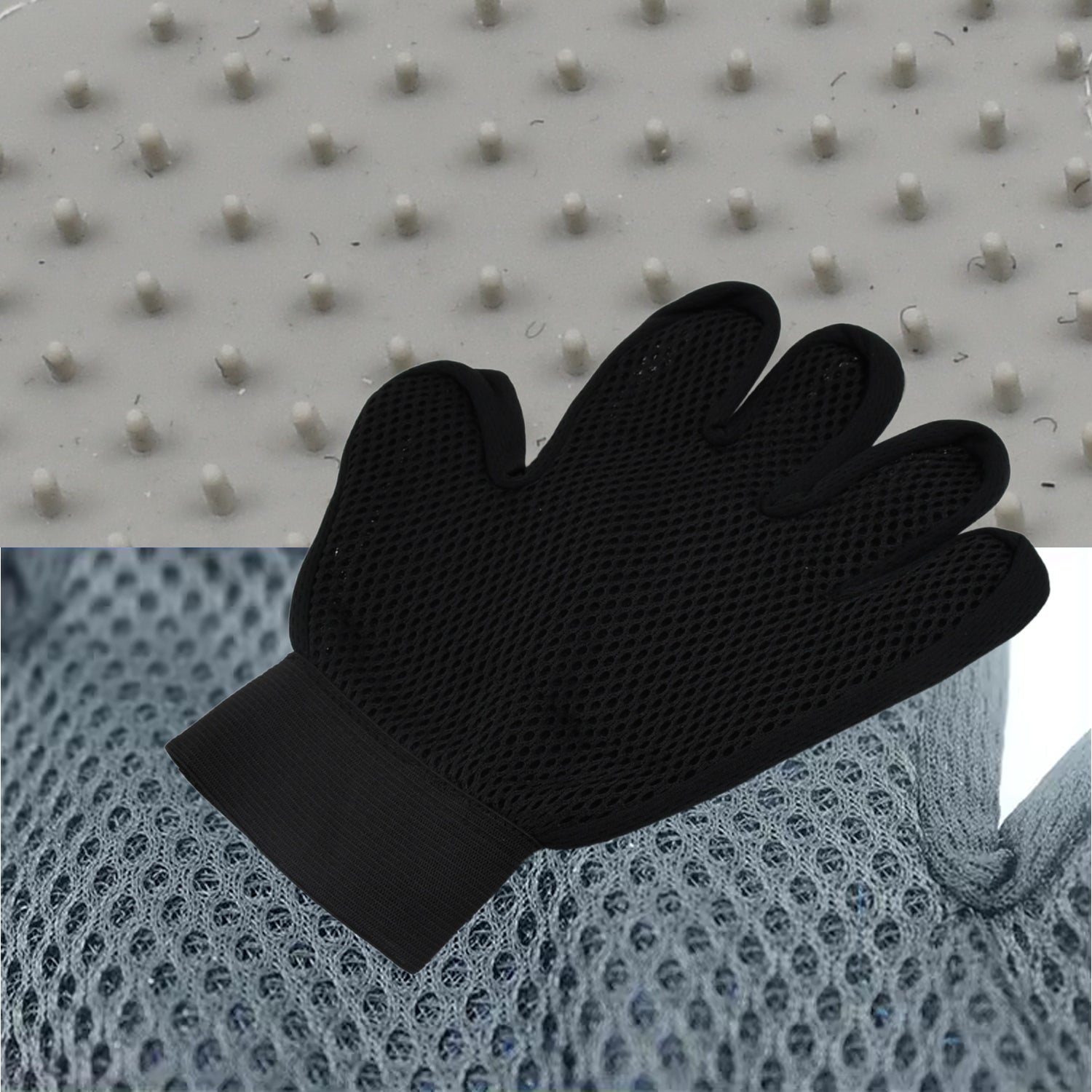 Grey True Touch Gloves Gloves Bathing Tool (1 Pc) Grey True Touch Gloves Gloves Bathing Tool (1 Pc)